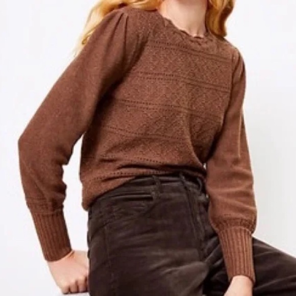 Ann Taylor LOFT Bundle of 3 Pullover Knit Sweaters M EUC - Picture 2 of 14